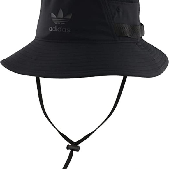 Nwt $32 Adidas Originals Recycled Poly Mesh Webbing Boonie Bucket Hat Cap L/XL - Picture 7 of 7